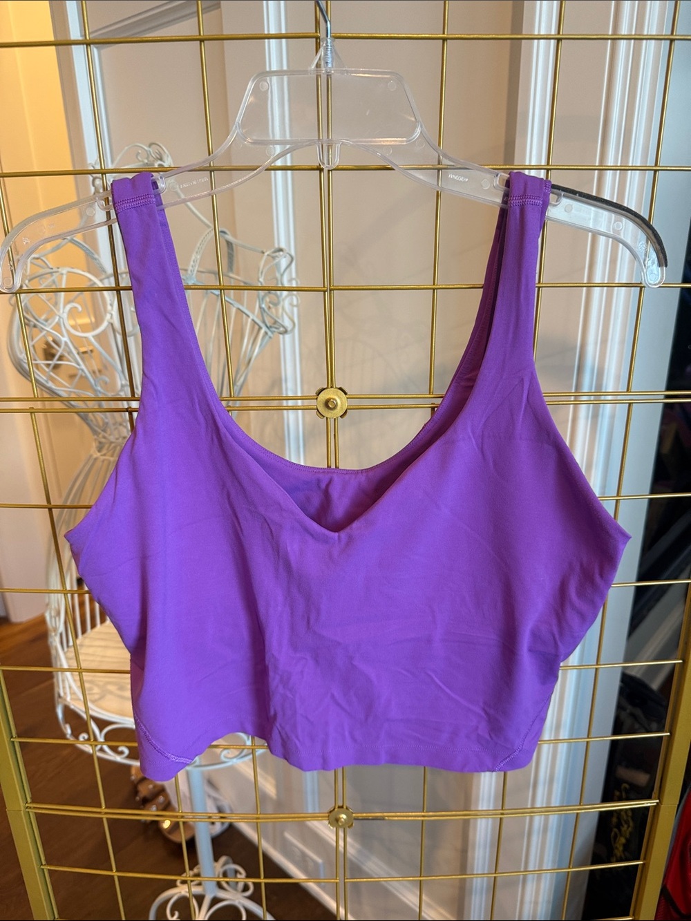 Lululemon Purple Women's align Crop Tank Top size 12